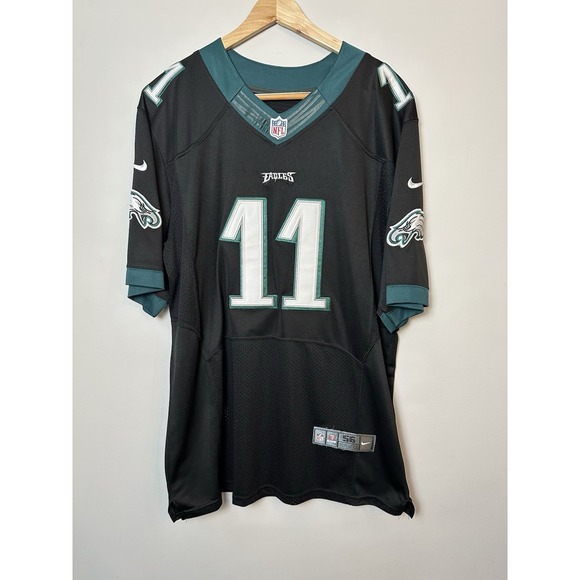 Nike Other - Nike NFL ON FIELD Philadelphia Eagles Wentz 11 Jersey size 56 Black Green